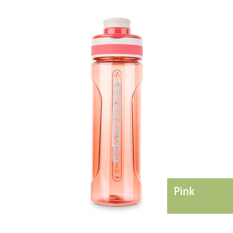 Pink Спортивный пластиковый чайник герметичная портативная бутылка для воды туристический походный чайник Детская Бутылочка для питья фильтр Чайник Посуда для напитков - Цвет: Pink