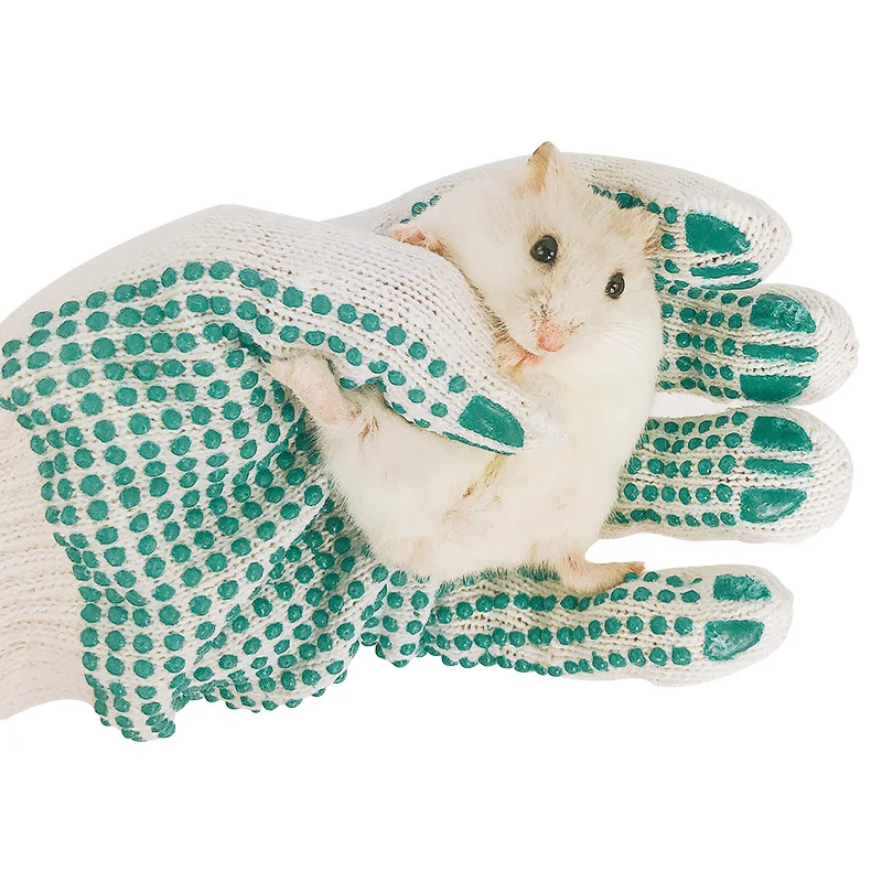 1 шт. защитные перчатки против укусов для ловли птиц рептилий золотой хомяк белка