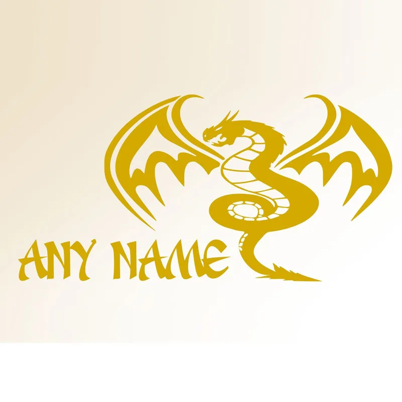 Декор детской комнаты наклейки на стену в виде дракона самодельные виниловые