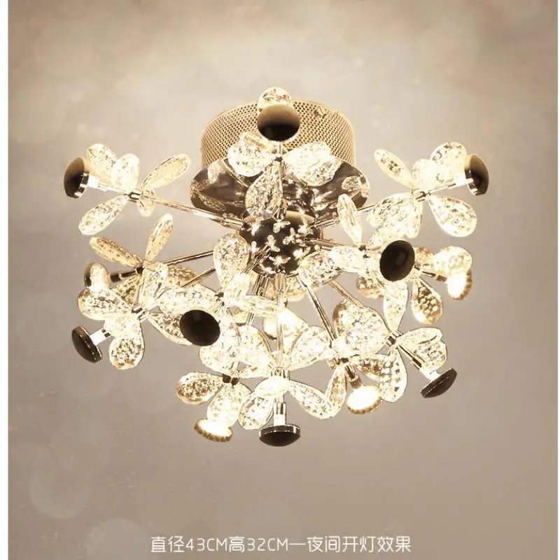 Бесплатная доставка современные светодиодные домашние хрустальные светильники