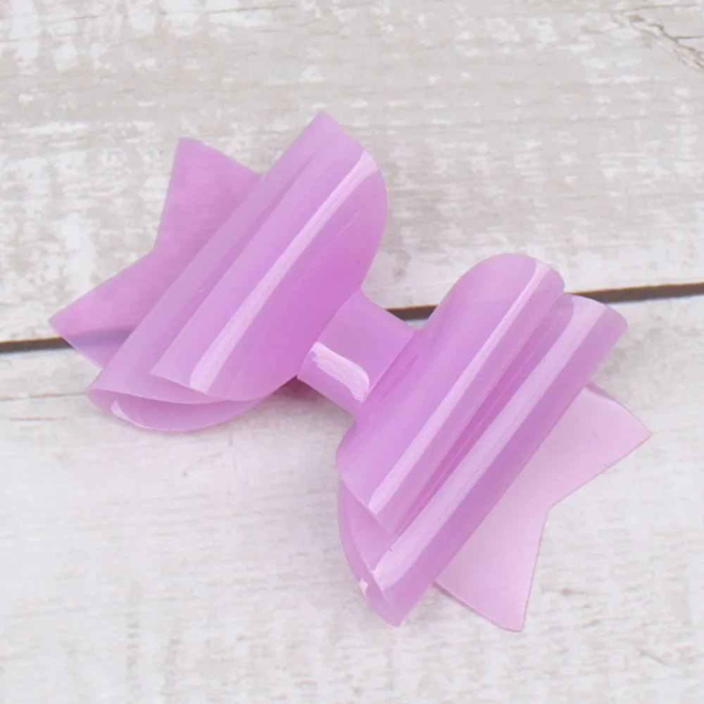 Cheer Bows 3&quot Chunky Jelly Waterproof Hair Clip for Girl Summer Hairpin Candy Color Hairgrip Baby Kids Accessories |