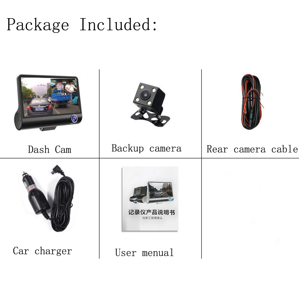 Podofo 4 0 &quotАвтомобильный dvr Автомобильная камера Full HD 1080p Dash Cam 170 градусов