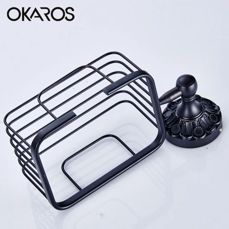 OKAROS ванная комната держатель туалетной бумаги рулон корзина масло втирают