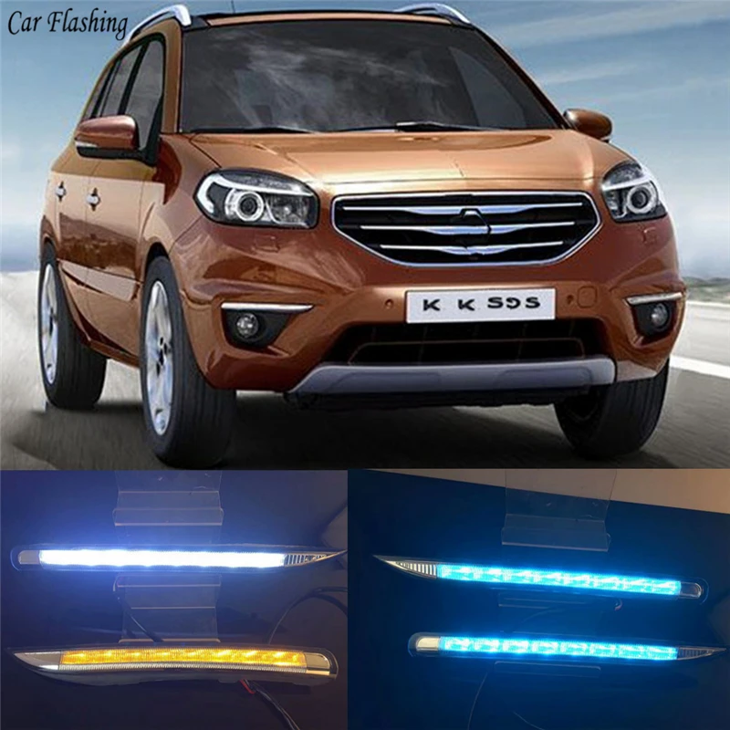 Автомобиль мигает автомобиль светодиодный DRL Вождения Дневные ходовые огни
