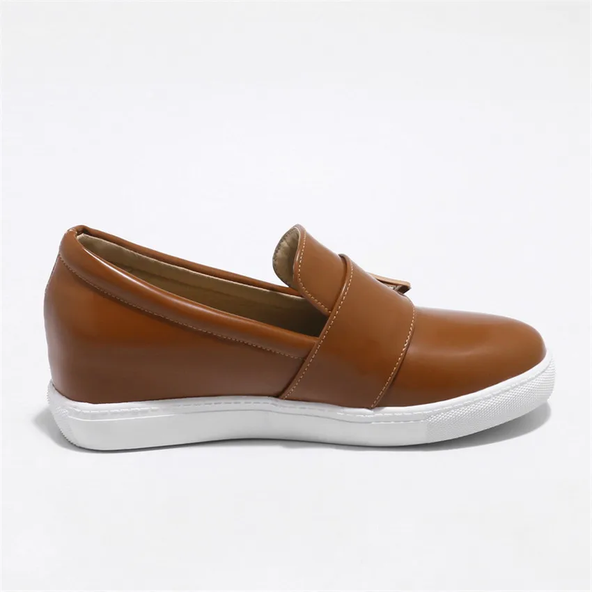 Campus Student Slip On Shoes Women Oxfords Loafers Flats Woman Casual Flat Plus Size 32 33 - 40 41 42 43 | Обувь