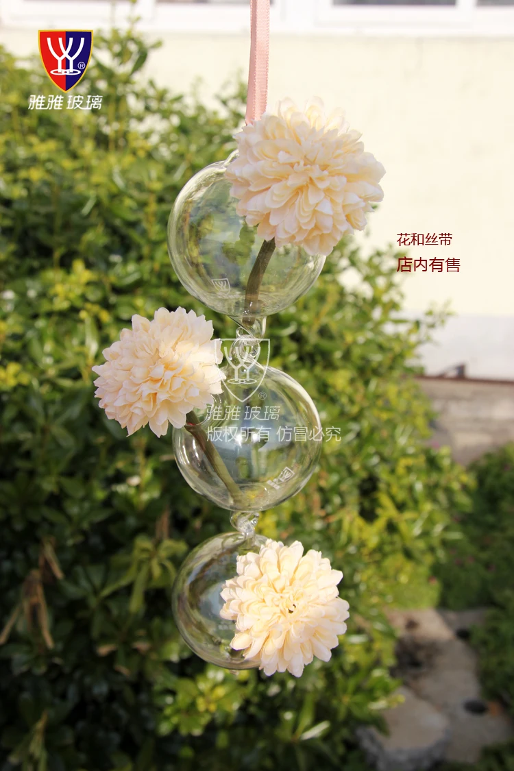 O. RoseLif круглая ваза с мотыгой подвесной прозрачный стеклянный шар кашпо бутылки