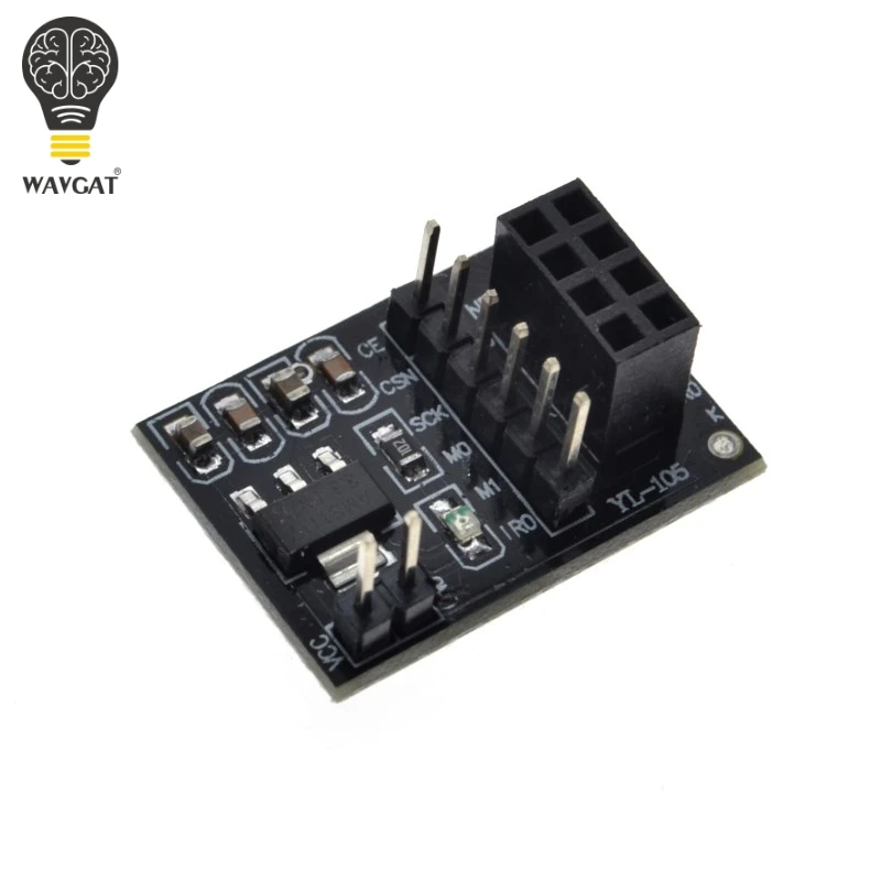 Новая плата адаптера разъема для 8Pin NRF24L01 модуль беспроводной передачи 51|board