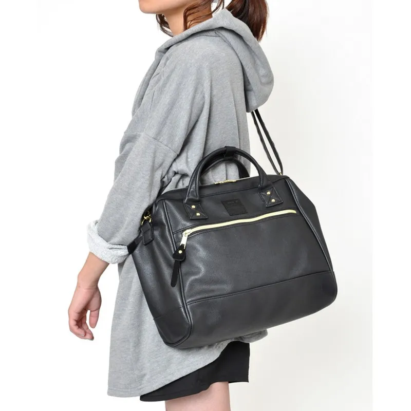 

New ane Women handbag Japanese Korean Casual Female Large-capacity PU leather travel bag Shoulder Bags Shopping Bags