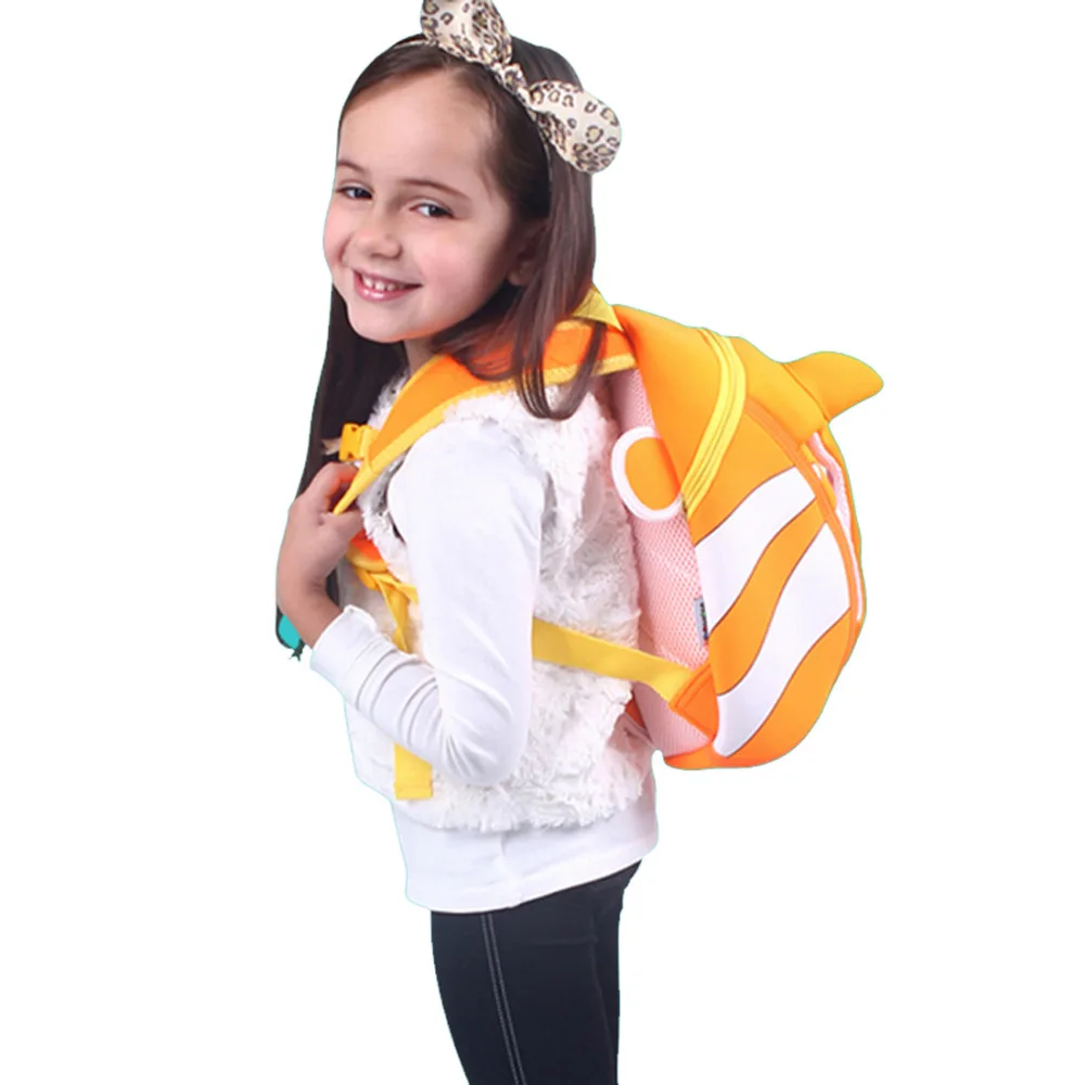 NOHOO NH016 Cool Cartoon High Quality Waterproof Neoprene School Bags For Teenager Girls Orthopedic Backpacks book bag kids | Багаж и