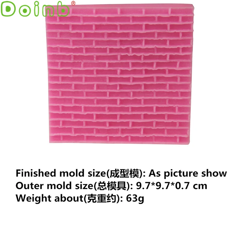 Кирпичная каменная стена кружевной силиконовый коврик Embosser формы для помадки
