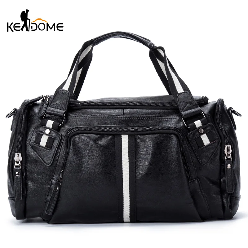 Fitness Gym Bag Travel Handbag for Women Men Large Capacity Stripe Shoulder Training Bags Bolso Sac De Sport Sporttas Sack XA66D | Спорт и