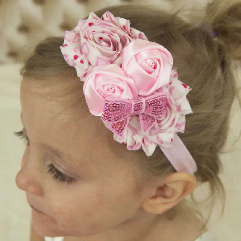 1 шт. шифоновая повязка на голову с принтом сердца | Аксессуары для одежды