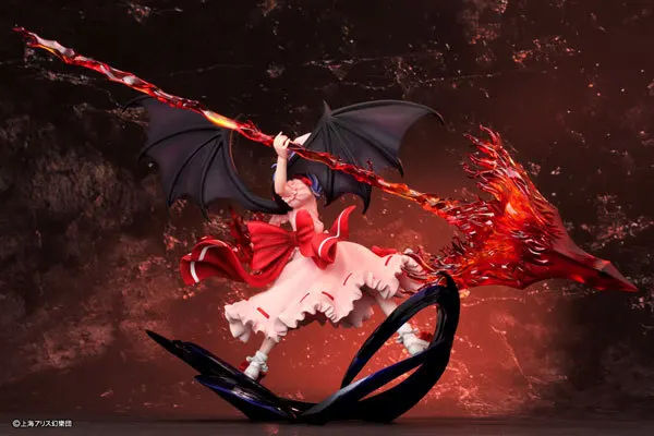1/7 Масштаб Аниме Фигурка Touhou Project Little Devil Remilia Scarlet Gungnir Ver 25 см Модель ПВХ Коллекционная пикантная кукла-девушка