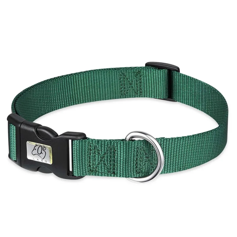 

Ошейник для питомца собаки Нейлоновый Регулируемый однотонный Ошейник Маленький Средний собачий ошейник большого размера для щенка чихуа...