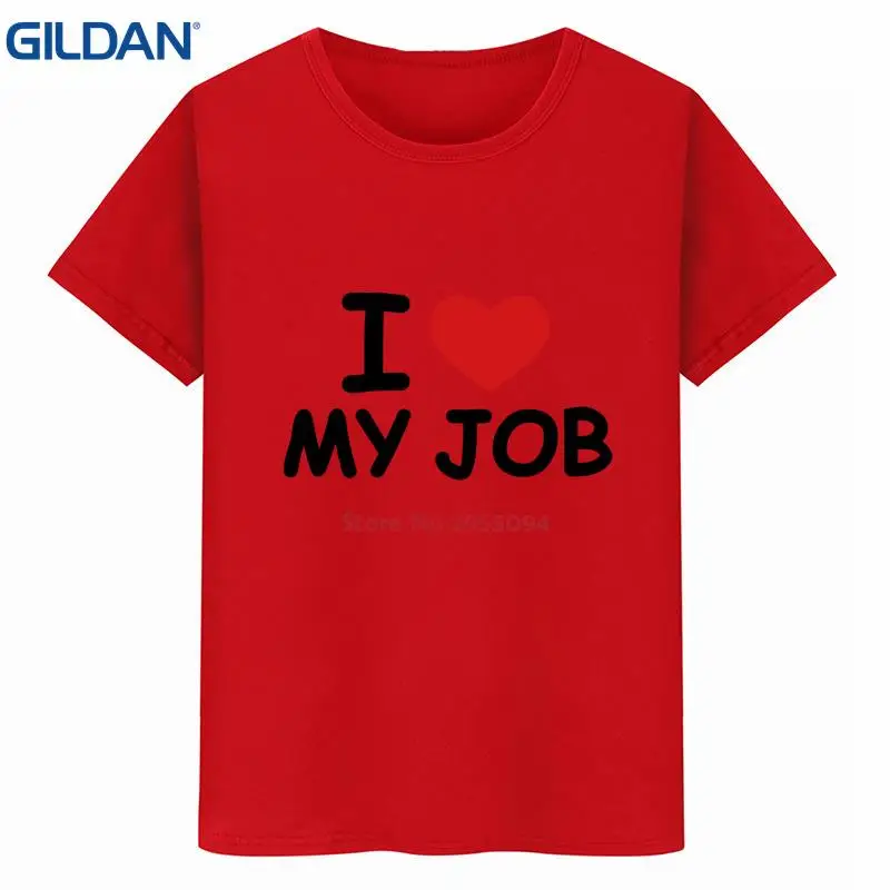 Интересно cool футболки хип хоп я люблю свою работу человек Мужская футболка S 100%