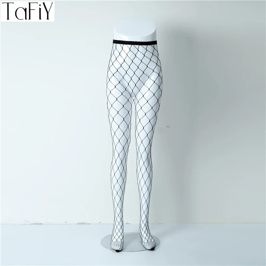 Женские пикантные сетчатые колготки TaFiY чулки до бедра женские модные |