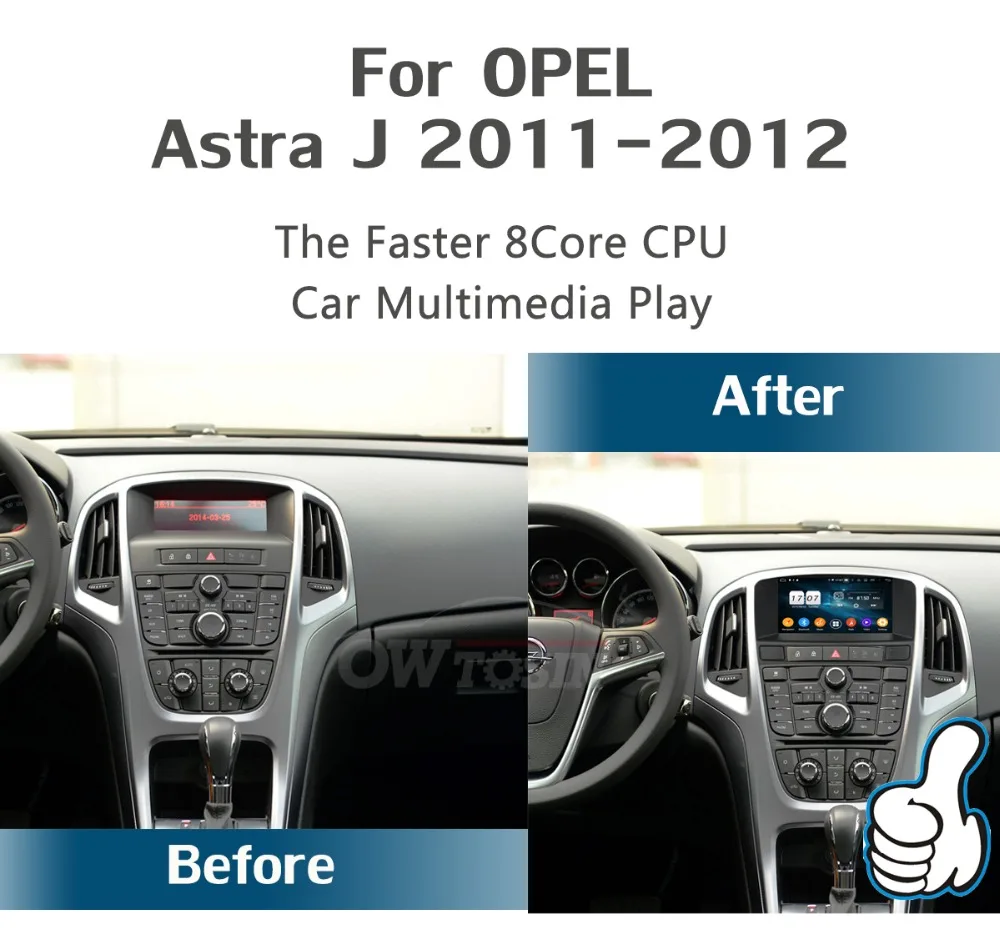 " ips 1024*600 8 ядерный 4 Гб ОЗУ+ 64 Гб ПЗУ Android 9,0 автомобильный dvd-плеер для Opel Astra J 2010 2011 2012 2013 CarPlay Parrot BT Радио