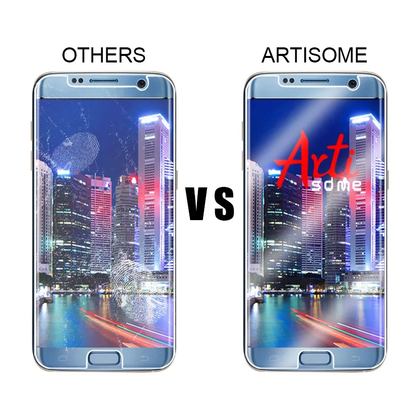 ARTISOME For Samsung Galaxy S7 Screen Protector Tempered Glass Transparent HD Ultra-thin G9300 Film | Мобильные телефоны и