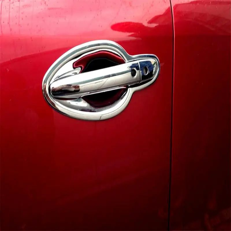 

For Car Accessories Mazda Cx-8 Cx8 2017 2020 Abs Chrome Exterior Side Door Handle Cover Handles Bowl 8pcs Car Styling Sticker
