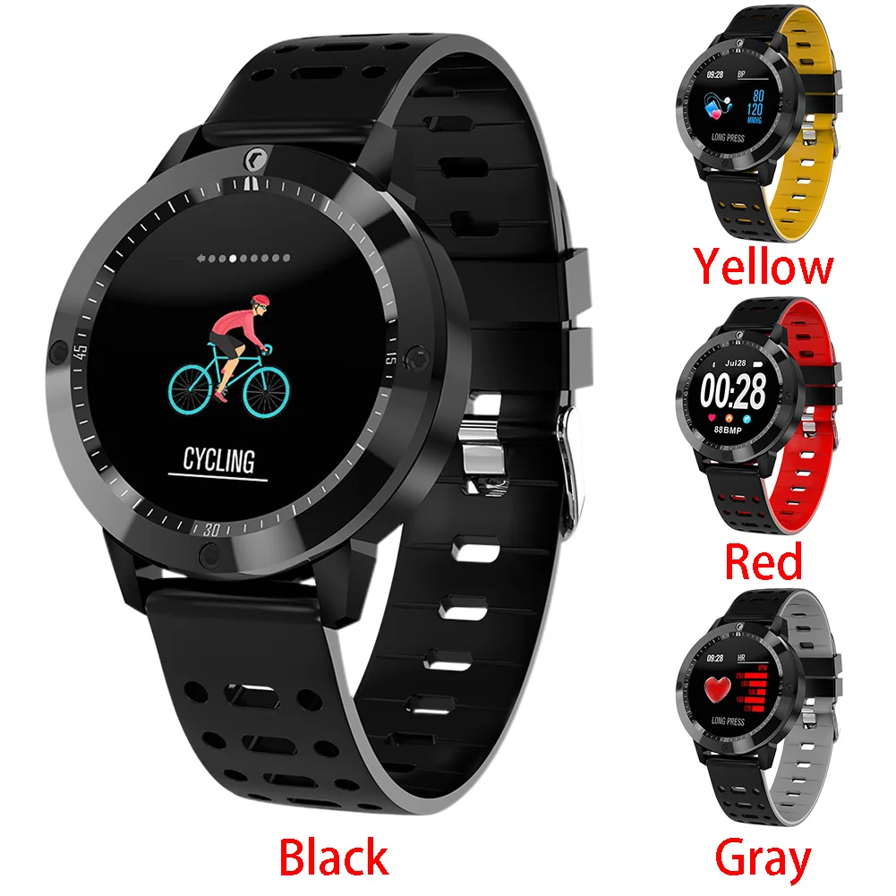 CF58 Waterproof Blood Pressure Sports Bracelet Bluetooth Step Counter Wristwatch Call Reminder Heart Rate Monitor | Электроника