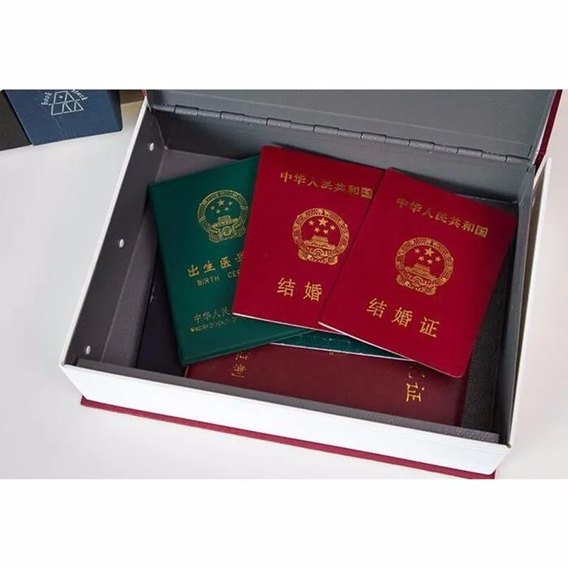 Ящик для хранения секретная книга сейф денег скрытый секретный шкафчик