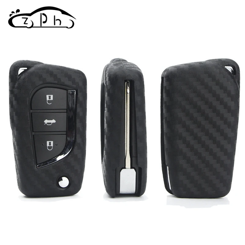 Карбоновый чехол для Toyota Auris Corolla Avensis Verso Yaris Aygo Scion TC IM 2015 2016 Camry Highlander|Футляр
