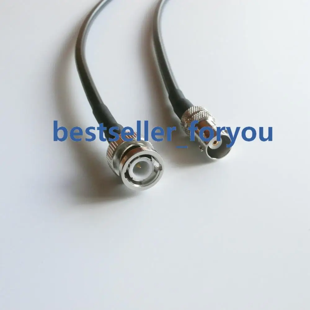

BNC male plug to BNC female jack RF Pigtail Coaxial Jump RG58 Cable 30cm 12inch