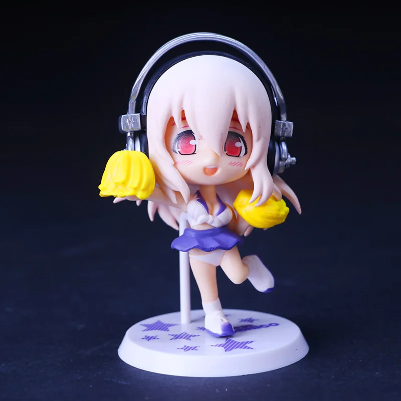 5 стилей японского аниме SUPERSONICO фигурку игрушки Супер Sonico Рабочий набор коллекция