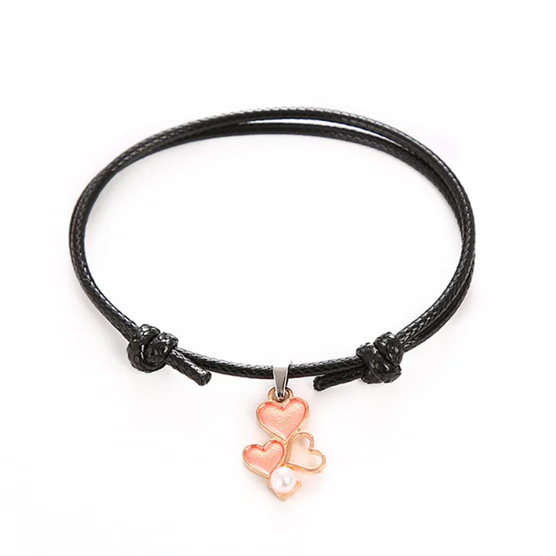 Женский браслет JIAKOU романтическая подвеска с милыми сердечками Новое