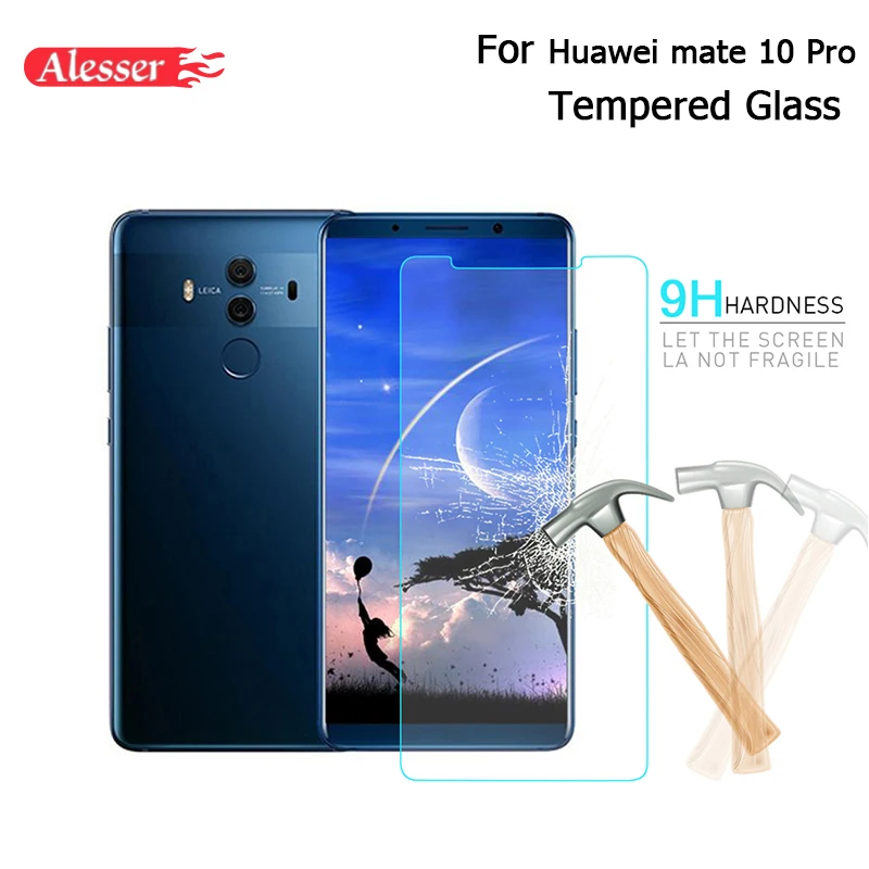 Alesser 2 шт для Huawei Mate 10 Pro Премиум Закаленное стекло пленка устойчивая к царапинам