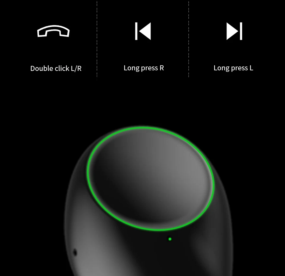 DFOI JS19, Bluetooth наушники, настоящие беспроводные Bluetooth наушники, 5,0, Спортивная гарнитура, TWS наушники, беспроводные наушники с микрофоном