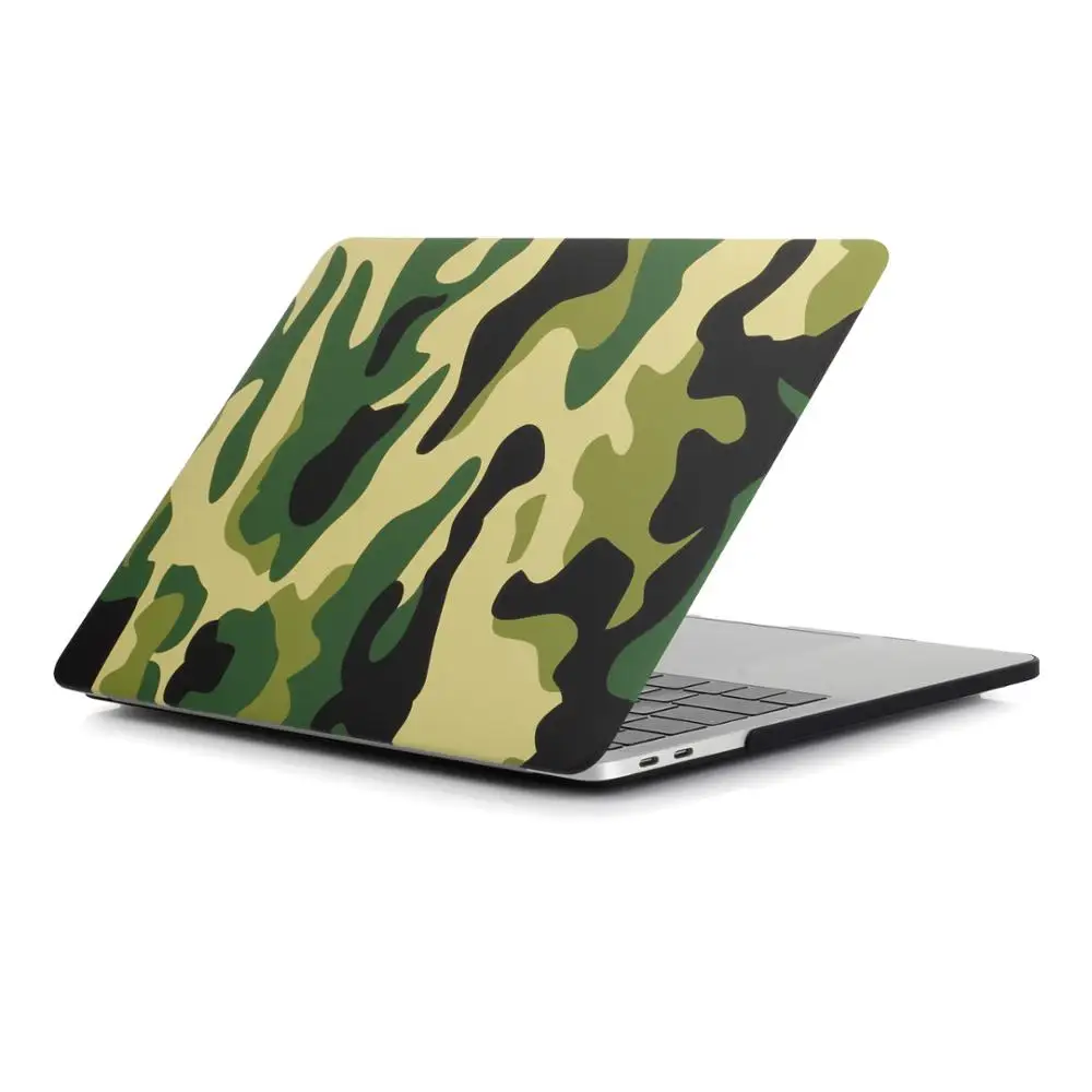 Камуфляжный прорезиненный Матовый Жесткий чехол для Macbook Pro Air 11 &quot13&quot 15 &quotA1465 с