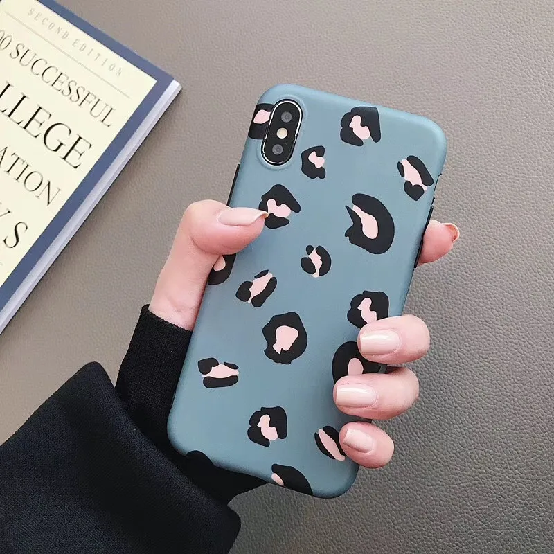 Soft TPU Phone Case For iPhone 6S Silicone Black Luxury Leopard Back Cover 7 6 7Plus XS Max X 8 |