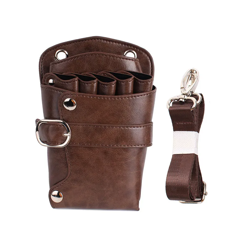 6 цветов профессиональные кожаные ножницы для волос сумки инструменты чехол