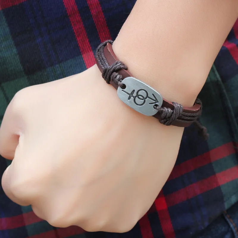 Романтический плетеный браслет для мужчин и женщин девочек мальчиков LXH|braided