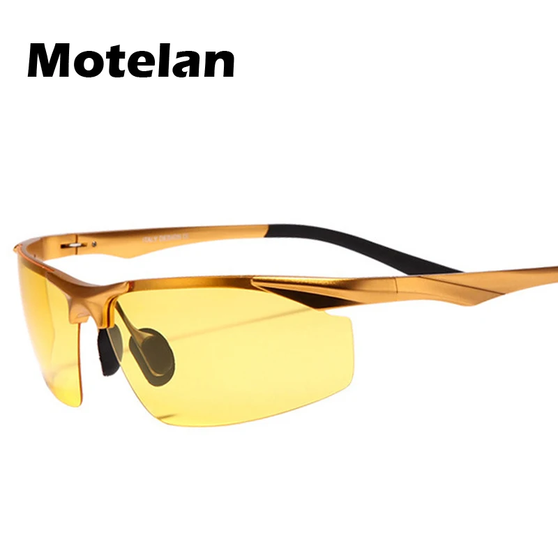 Мужские поляризационные очки ночного видения для водителей из алюминиево