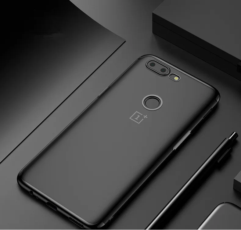 Роскошный мягкий чехол для oneplus5T Прозрачный блестящий one plus 5 T чехлы из ТПУ 5t |