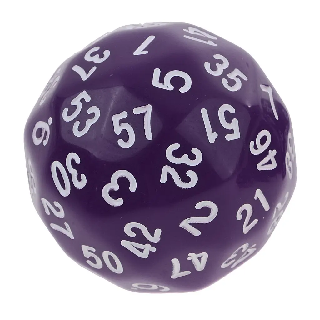 20 шт. D4 D60 акриловые цифровые игральные кости настольные для игры в покер трпг