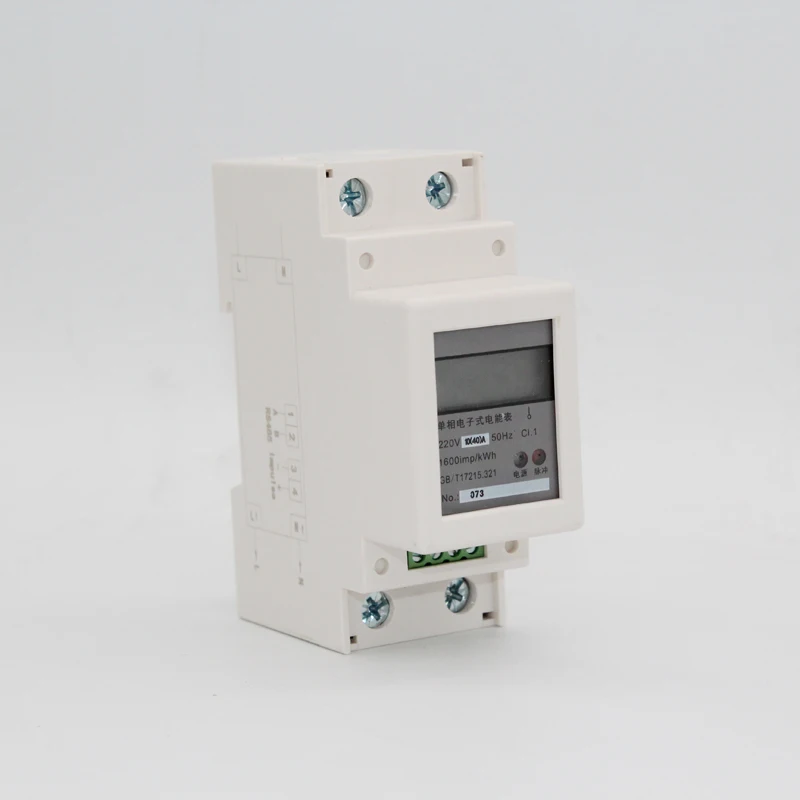 

Счетчик энергии 2P modbus-rtu din, однофазный, с ЖК-дисплеем, 0-999999, 9 кВтч
