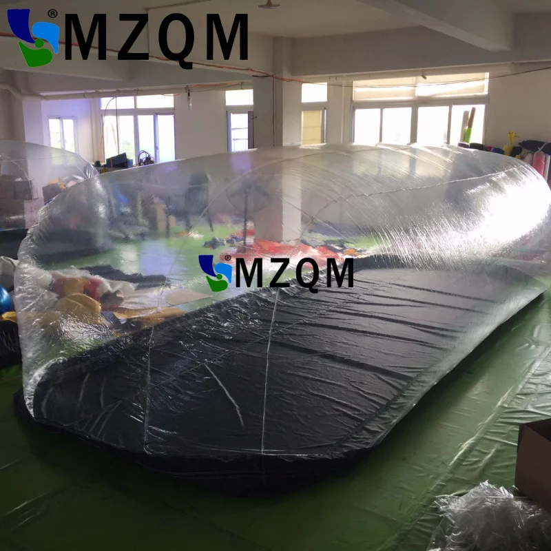 MZQM 4,25*2*1,65 м ПВХ надувной автомобильный навес, автомобильная Капсульная витрина, надувная Пыленепроницаемая прозрачная палатка для автомобиля, автомобиль для хранения