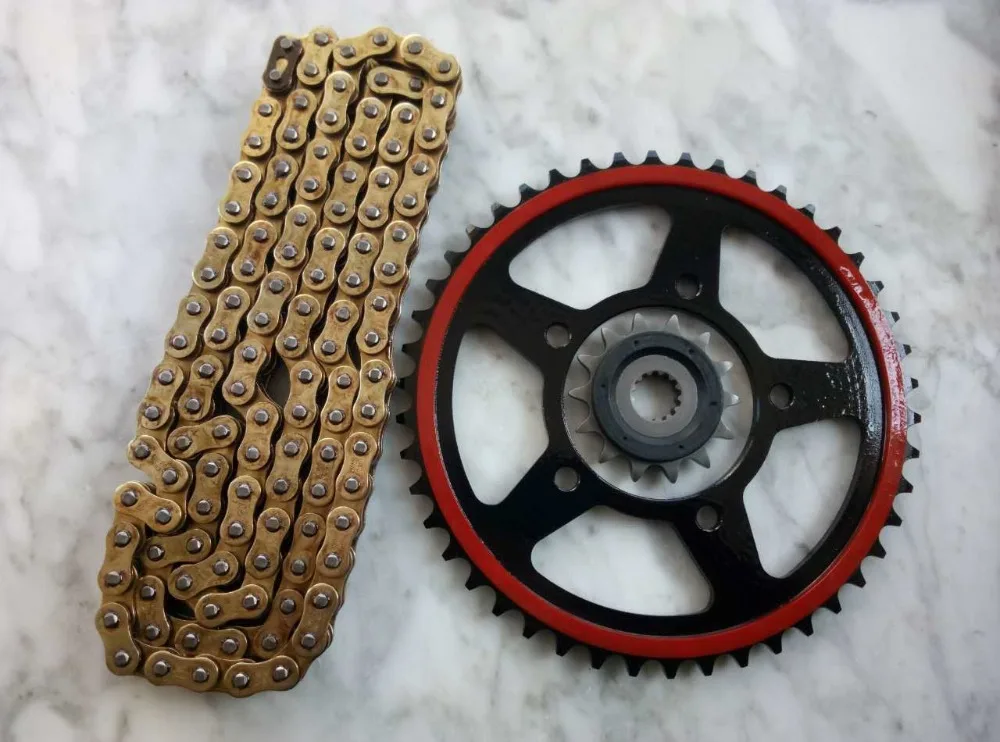 GW250 GW250S GW250F GSX250R DL250 520HO роликовая Мотоциклетная цепь с 46T 14T передними и задними