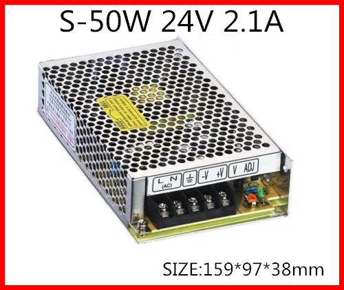S 50 24 5 15 36 48 W одиночный выход импульсный источник питания для светодиодной ленты