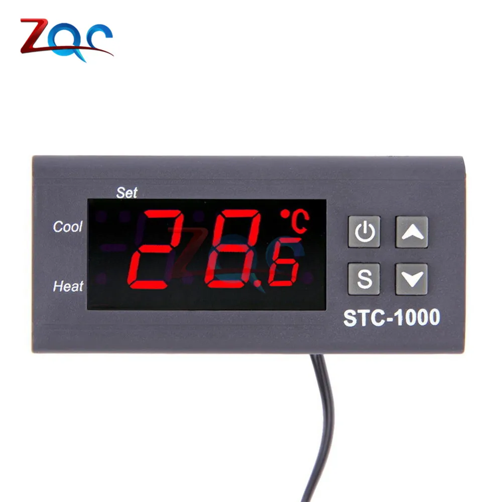 STC-1000 SHT2000 AC 110V 220V Цифровой термостат гигростат регулятор температуры влажности Регулятор терморегулятор гигрометр