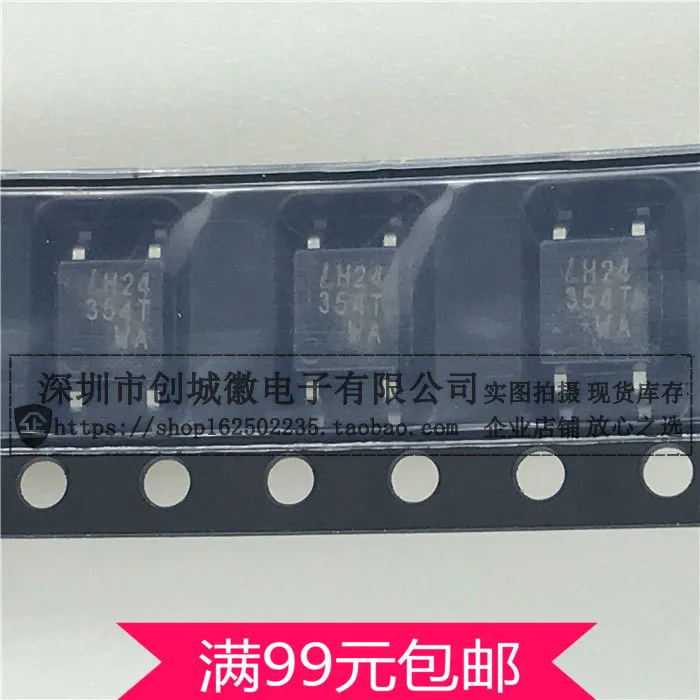 

100pcs 354T Optocoupler LTV-354T-A Chip SOP-4
