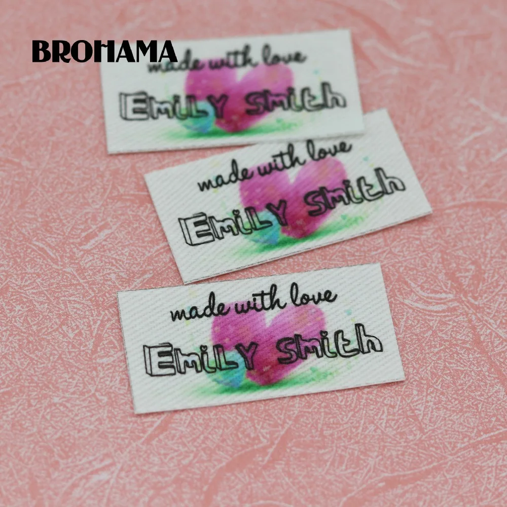 80 шт. ярлыки с логотипом на заказ|Этикетки для одежды| |