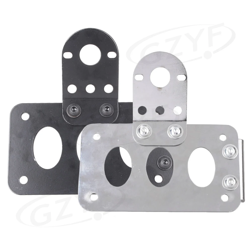 Мотоцикл боковое Крепление хвост светильник лампа Кронштейн номерного знака для