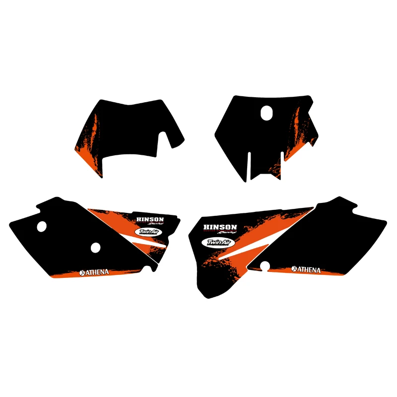 NICECNC графические наклейки фоны для KTM EXC SX XC XCW XCFW MXC 125 250 350 450 525 530 2005 2006 2007 полная