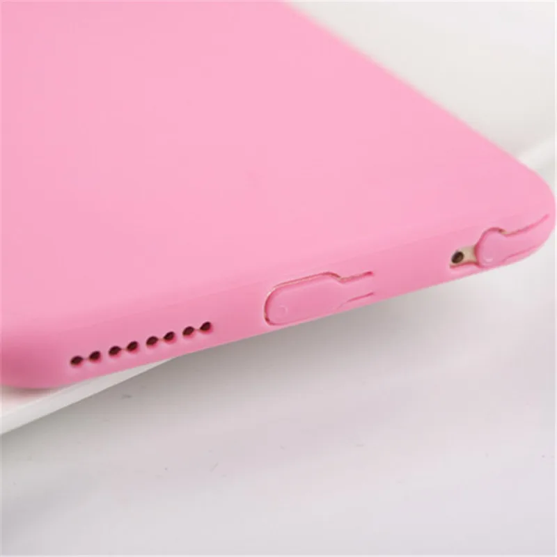 DS-LOVEHUI Soft Candy Color Matte TPU Phone Case for iPhone 6 6s 7 8 Silicon 5s SE Plus Full Cover |