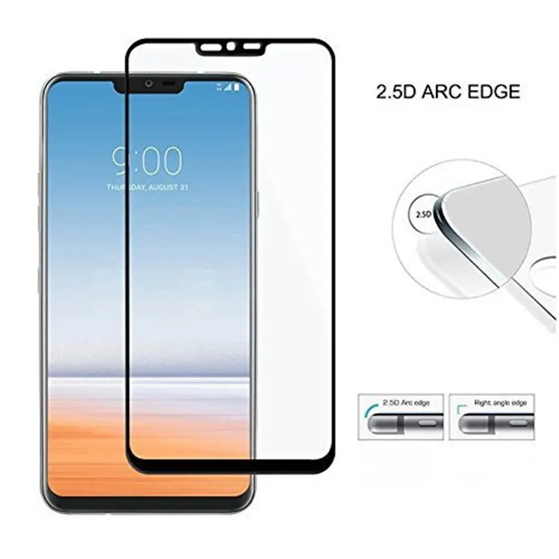 2 шт. полное покрытие из закаленного стекла для LG G7 ThinQ G710 подходит экрана Защитная