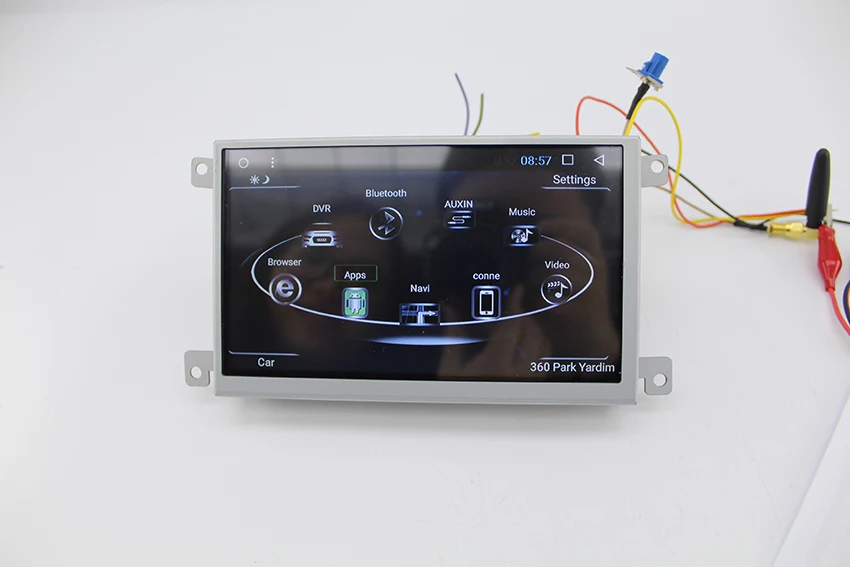 7 дюймов Android четырехъядерный автомобильный dvd-плеер gps Navi для Audi A6L 2007-2011 для AUDI Q7 2006- мультимедиа ISP экран 2 Гб стерео
